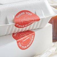 Autocollants adhésifs en cuivre les plus populaires pour emballages alimentaires à emporter, étiquettes personnalisées pour gobelets de thé au lait, résistantes à l'eau et à gratter