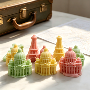 Dulces Novedosos con Forma de Castillo 3D con Relleno Líquido, Golosinas Interactivas con Sabor a Frutas para Fiestas Temáticas de Princesas, Regalo al por Mayor - Product Image 3