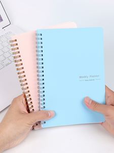 Promotion 100 Spiral School Supplies Journal to Do Custom Cute Draw Branded Notebook and Pen Set With Black Pages - Product Image 2