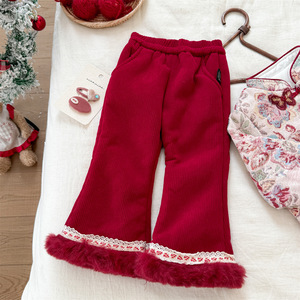 Traditional Chinese Baby Girls Two Piece Set Thickening New Year Outfit With Label And Tags - Product Image 3