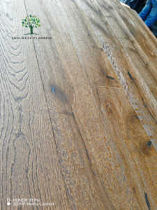 Parquet en chêne européen brossé naturel huilé 190/240/260 mm, clic vintage, chêne lavé, plancher en bois d'ingénierie - Product Image 3