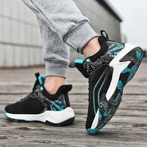 Chaussures de Basketball Originales Grande Taille en Maille, Semelle en Caoutchouc Antidérapante, Chaussures de Course de Court, Chaussures de Sport à Lacets Tendance pour Hommes – Vente en Gros - Product Image 4