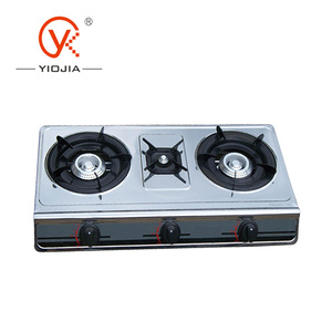 Tre Bruciatori Tavolo Stufa A Gas In Acciaio Inox - Product Image 2