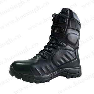 LXG, stivali da combattimento <span class=keywords><strong>tattici</strong></span> di alta qualità in pelle di mucca naturale neri - Product Image 2