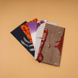 Eco-Friendly Handmade Fabric <b>Envelope</b> Set of 5 Assorted Decorative Cloth Covers for Wedding Shagun <b>Gifts</b> and Festive Use - Product Image 1