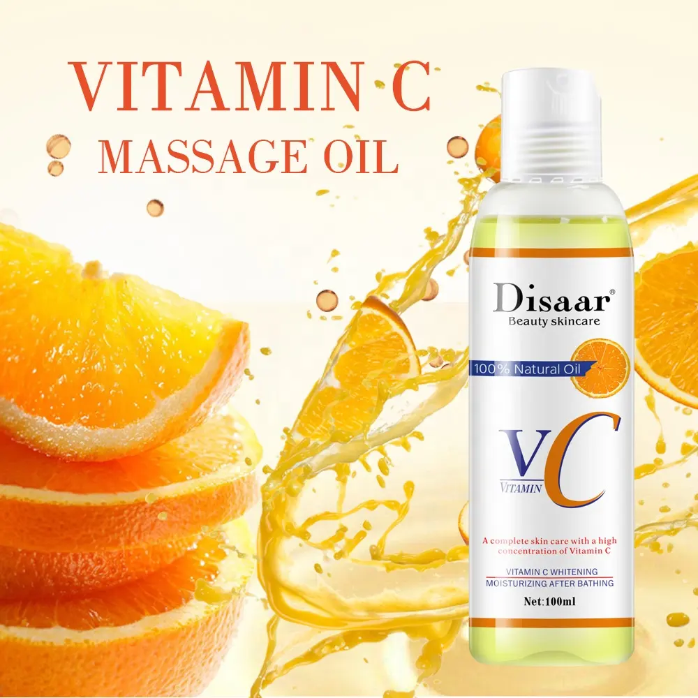 Tinh Khiết Tự Nhiên Khuôn Mặt Chăm Sóc Cơ Thể Vitamin C Sáng Dầu Phụ Nữ Làm Trắng Giữ Ẩm Cơ Thể Tinh Dầu 100Ml