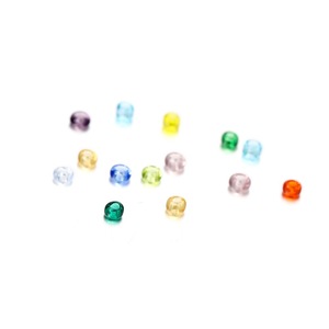 ลูกปัดแก้วใสหลากสีขนาด 2 มม. สำหรับงานประดิษฐ์เครื่องประดับ DIY - Product Image 2
