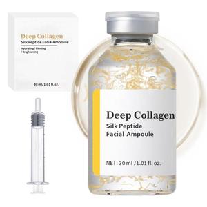 Suero de Péptidos de Seda con Colágeno y Palmitoil Pentapéptido 0728, Acetil Hexapéptido, para una Piel Radiante y Efecto Lifting Facial, Uso Diario - Product Image 4