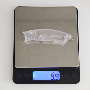 Nouvelle leurre artificielle transparente de 7,5 cm et 10 g, type Wave Crawling, <span class=keywords><strong>avec</strong></span> sonnette et aileron arrière, vente en gros. - Product Image 3