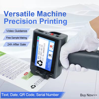 Imprimante jet d'encre portable semi-automatique Uyin T10 pour sacs et bouteilles d'emballage alimentaire, codage de date et de logo pour la production en lot