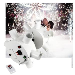 12<span class=keywords><strong>คิว</strong></span>12ช่องวงกลมหมุนได้สองล้อไร้สายรีโมทคอนโทรลระบบยิงดอกไม้ไฟแบบเย็น - Product Image 1