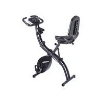 Vélo d'exercice pliable professionnel de haute qualité pour salle de sport à domicile, avec moniteur de fréquence cardiaque, équipement sportif