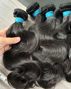 ベトナム産ビルマ風カールヘアバンドル 12～28インチ 在庫あり ダブルドローン生人毛 ビルマ風カールウィーブエクステ 卸売 - Product Image 2