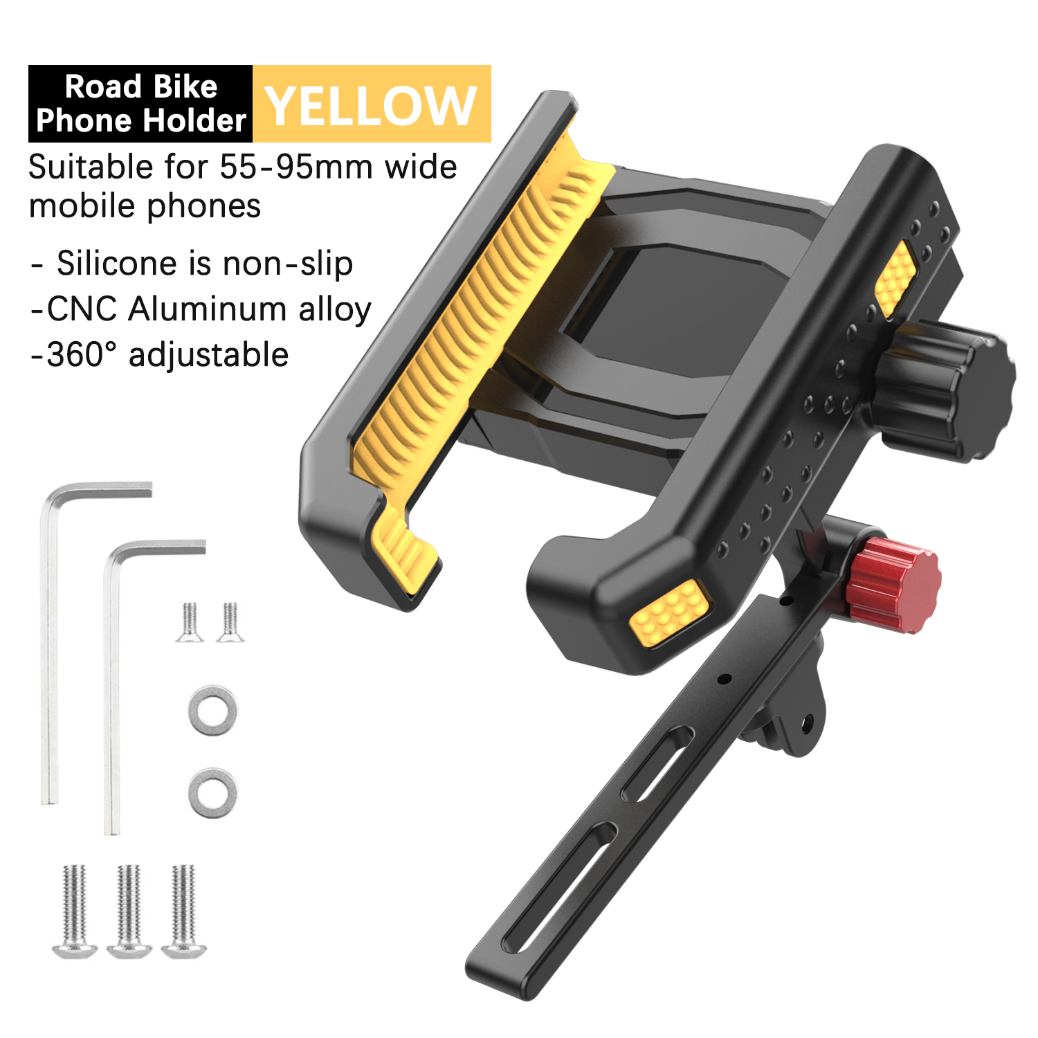 Yellow+Bracket and bicycle pole