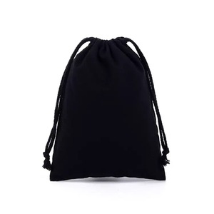 Pochette en velours doux avec cordon de serrage, sac cadeau pour bijoux, cordon assorti, 9 couleurs, petit sachet de rangement, logo personnalisé - Product Image 4