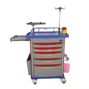 <span class=keywords><strong>Transport</strong></span> <span class=keywords><strong>de</strong></span> médicaments d'urgence <span class=keywords><strong>de</strong></span> meubles hospitaliers chariots médicaux véhicules à perfusion en plastique chariot médical - Product Image 4