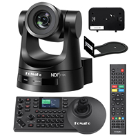 Mejor precio Entrega rápida OEM NDI PTZ Cámara Bundle 20X HDMI 3G-SDI IP PoE HDMI PTZ Cámara para el culto de la Iglesia y el controlador de cámara PTZ