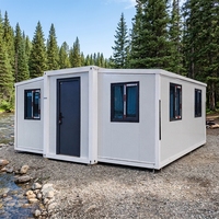 Cabane de camping pliable portable, installation rapide, abri de glamping extérieur, unité modulaire préfabriquée