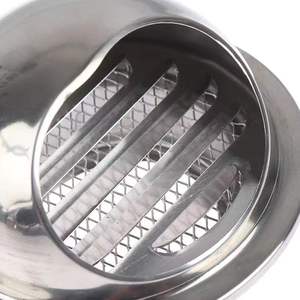 Không Thấm Nước Thép không gỉ tường Vent cap 4 5 6 7 <span class=keywords><strong>8</strong></span> 10 12 <span class=keywords><strong>inch</strong></span> Vòng tường Vent Outlet bìa với màn hình lưới - Product Image 5