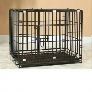 Cage pour chat en acier inoxydable à double paroi épaissie, abri sécurisé et stable pour intérieur/extérieur avec plateau en plastique - Conception simple pour chats <span class=keywords><strong>de</strong></span> taille moyenne - Product Image 3