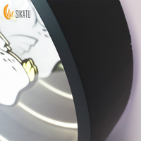 Enseigne de miroir infini néon 3D Led Sigange effet artistique décorations art mural signe infini de chambre à coucher en livraison directe