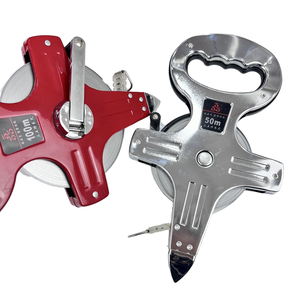 Bền 30m 50m 100m màu đỏ công nghiệp xây dựng Băng đo chính xác Hệ thống đo lường công cụ làm bằng nhựa - Product Image 3