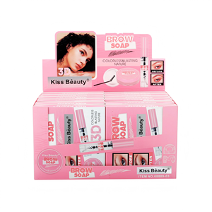 Gel coiffant pour sourcils Kiss Beauty & <span class=keywords><strong>Savon</strong></span> coiffant pour sourcils, incolore et longue tenue, <span class=keywords><strong>fixateur</strong></span> de sourcils 3D naturel, gel waterproof pour maquillage des yeux avec brosse - Product Image 5