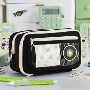 กล่องเครื่องเขียนนักเรียนมัธยมปลาย กล่องดินสอแพนด้าน่ารัก ความจุเยอะสำหรับผู้ใหญ่ กล่องดินสอสวยงาม กล่องดินสอคาวาอี้ - Product Image 4