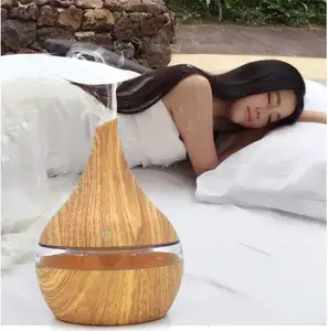 300ml USB Electric air diffuser wood Ultrasonic air humidifier Essential cool mist maker for home