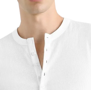 Débardeur Homme Uni à Col Boutonné, Personnalisable avec Logo, Haute Qualité, 100% Coton - Product Image 4