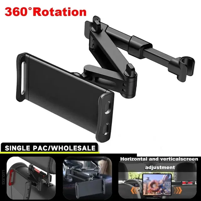 Car Headrest Mount Holder for 4.7-13 Inch Tablet and Phone, Back Seat iPad Pro 12.9'' Mount, Car Interior Accessories