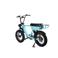 Vélo électrique urbain à longue autonomie, pneus larges de 20 pouces, batterie 48V 15Ah/20Ah, moteur 250W/750W, cadre à tube descendant, en stock dans l'UE et aux États-Unis.
