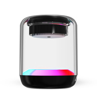 S20 휴대용 미니 무선 블루투스 스피커 RGB LED 우퍼 메모리 카드 지원