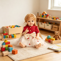 Poupée Reborn réaliste de 22 pouces, corps entièrement en vinyle, aspect de nouveau-né, vêtements assortis, personnalisable, vente en gros, cadeau