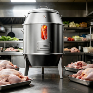 Horno Rotatorio Vertical <span class=keywords><strong>de</strong></span> Acero Inoxidable para Pollo, Cerdo y Pato, <span class=keywords><strong>de</strong></span> Alto Rendimiento, para Carritos <span class=keywords><strong>de</strong></span> Comida - Product Image 3