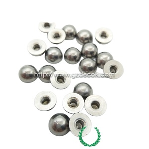 Semiesfera de Acero Sólido Decok de 10 mm con Orificio Roscado, Estándar AiSi, Pulido, Tolerancia del 1%, para Decoración y Pulido de Uñas - Product Image 6