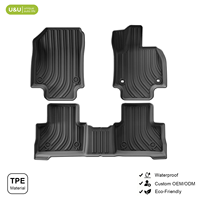 Tapis de sol de voiture en TPE sur mesure, imperméables, antidérapants, toutes saisons, inodores, pour Toyota RAV4