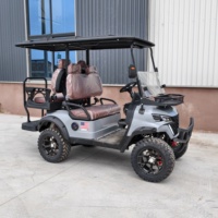 Chariot de golf tout-terrain électrique à batterie lithium, fabriqué aux États-Unis, en vente