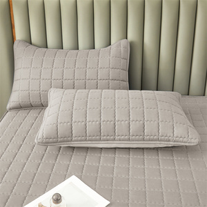 Coprimaterasso Antimacchia Semplice e Completo, Grigio, <span class=keywords><strong>per</strong></span> Hotel e Casa, Misura King Size, Personalizzabile - Product Image 6