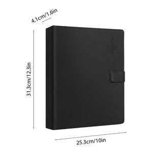 Dossier de musique 30 feuilles libres dossiers de musique chorale avec dragonne en cuir PU pour scène performance piano jouant chœur chanteur Sh - Product Image 5