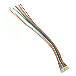 Conector de 10 pinos molex 1.25mm, montagem do cabo de fio de ligação 15cm