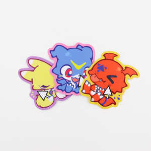 Autocollants en vinyle découpés à l'emporte-pièce avec logo personnalisé autocollant de dessin animé imperméable et durable résistant aux UV pour cadeau promotionnel d'affaires - Product Image 2