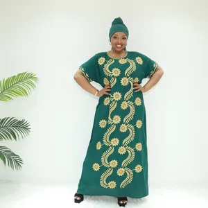 Vestido feminino com estampa africana STA2778F Camarões boubou