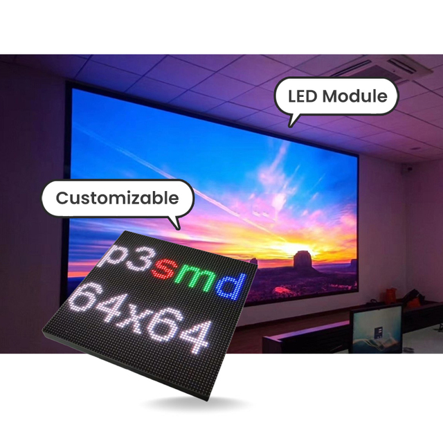 OEM LED Module P3 Indoor Screen With Quality LED Chip for Indoor Commercial Displays