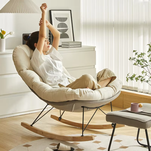 Fauteuil à bascule confortable pour salon, fauteuil à bascule moderne extra <span class=keywords><strong>large</strong></span> - Product Image 3