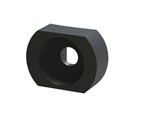 Manchons de composants de sous-rack ZSTC C-BOX 19 pouces pour M2.5, en plastique gris, laiton nickelé 21100-885 21100885