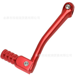 คันเกียร์อลูมิเนียมอัลลอยด์ทั่วไป 70 90 110 ซีซีรถจักรยานยนต์ออฟโรดแบบพับได้สีแดงอะไหล่ทดแทนโลหะ - Product Image 2