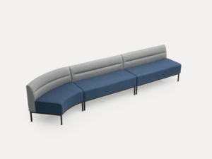 Set <span class=keywords><strong>di</strong></span> Divani Modulari Contemporanei per Ufficio, Divano Curvo per Aree Pubbliche, Divano Resistente per Reception <span class=keywords><strong>di</strong></span> Banche, Ospedali e Spazi Commerciali - Product Image 1