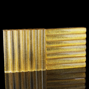 Feuille de verre inégale verre incurvé brique cristal usine de verre couleur personnalisée - Product Image 4