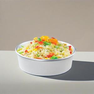 Vente en gros 500ML-1500ML bols enduits d'aluminium jetables bol en papier de feuille d'aluminium boîte à emporter avec couvercle - Product Image 4